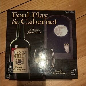 Foul Play & Cabernet Mystery Jigsaw Puzzle